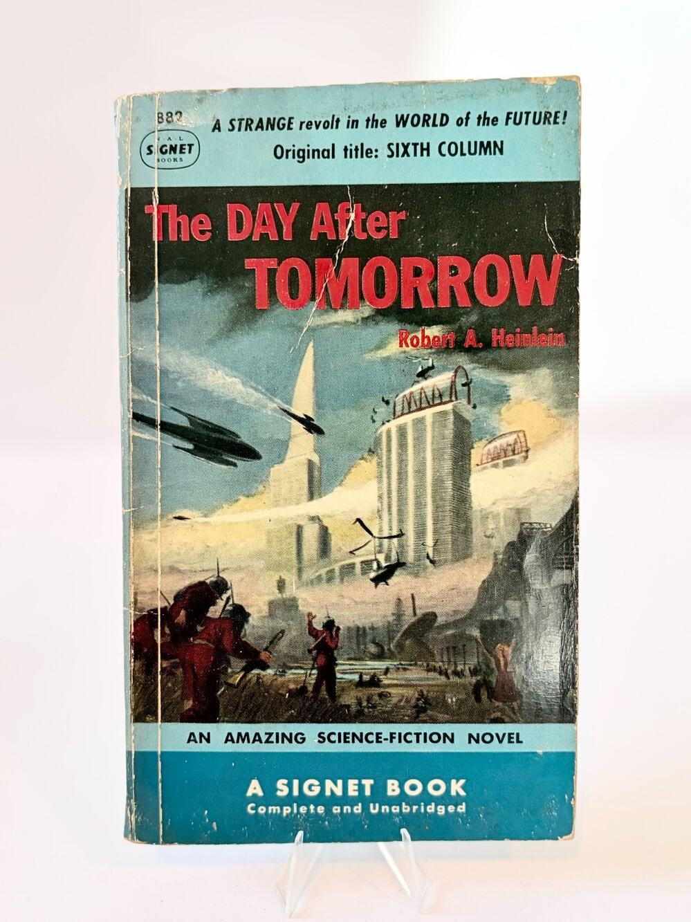 The Day After Tomorrow Robert A Heinlein Signet B82 Vintage Sci Fi Paperback